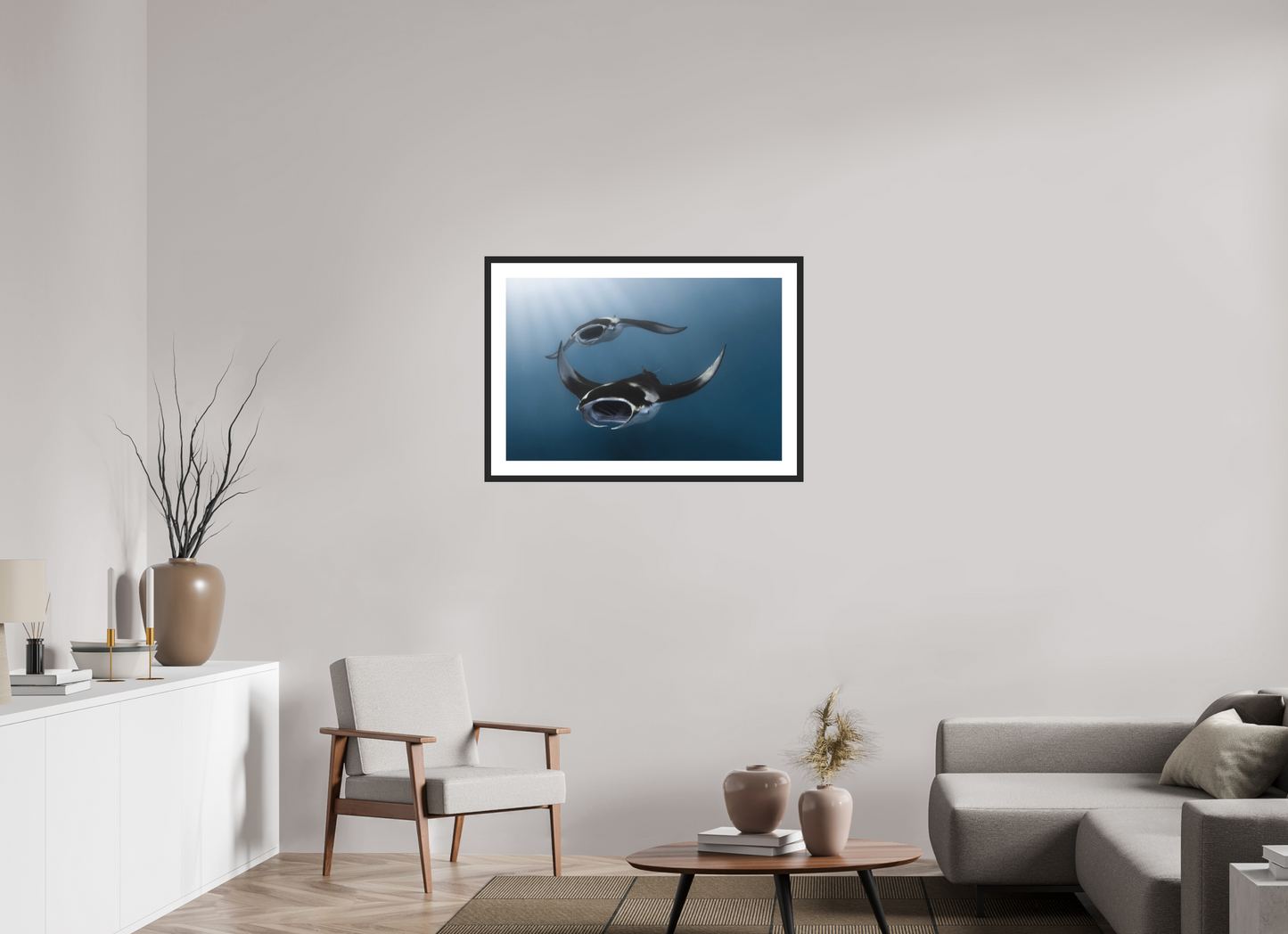 90 x 60 cm, Hahnemühle Photo Rag Ultra Smooth frame Manta Duo
