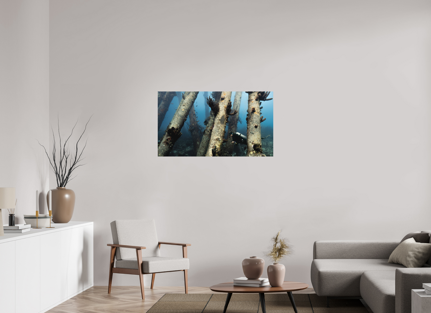 112 x 63 cm, Hahnemühle Photo Rag Ultra Smooth Frameless Through the Pillars