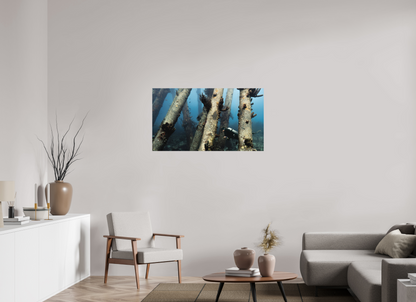 112 x 63 cm, Hahnemühle Photo Rag Ultra Smooth Frameless Through the Pillars